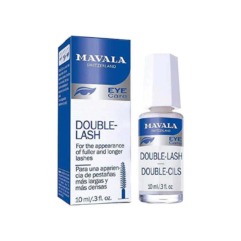 Mavala Switzerland Double Lash Eye Care Serum for Stronger and Thicker Eye Lashes, 10 ml - Neocart General Trading LLC