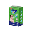 Fine Baby Diapers Size 4 Large 7 - 14kg Mega Pack - 148 diaper count - Neocart General Trading LLC
