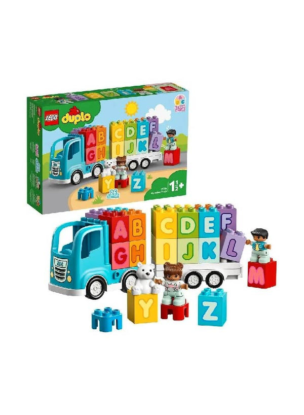 Lego Alphabet Truck Brick Toys Multicolor 9.4 x 38.2 x 26.2cm 10915 36-Piece - Neocart General Trading LLC