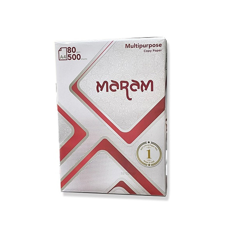 Basic Maram Form Maram Multipurpose A4 Paper 80gsm- Carton (5 Reams)