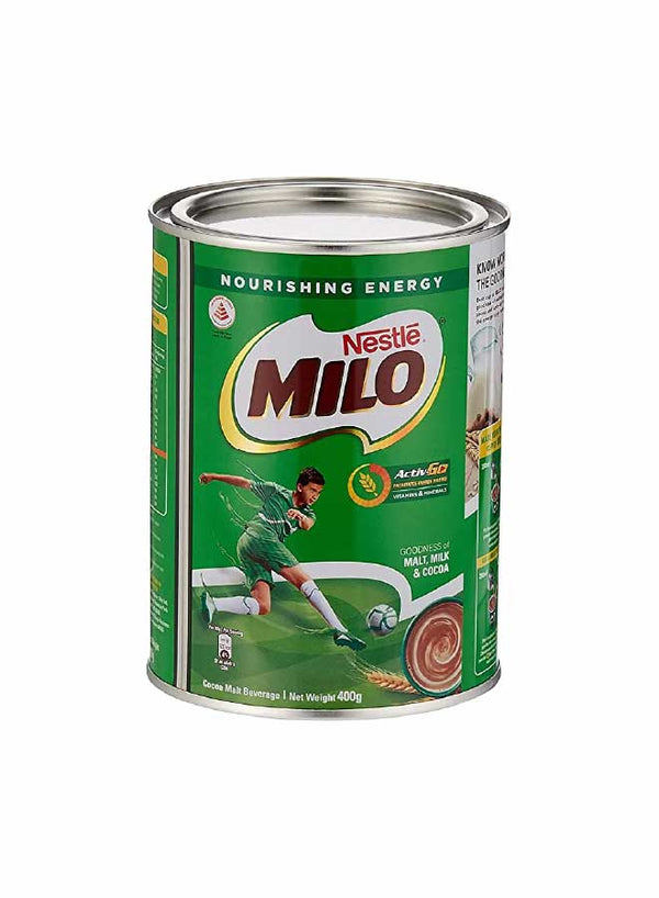 Nestle Milo Activ Go Cocoa Malt Beverage 400gms Tin Pack