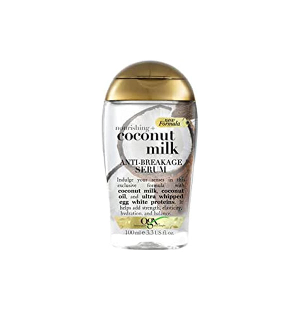 ogx Hair Serum, Nourishing+ Coconut Milk, Anti-Breakage, 100ml - Neocart General Trading LLC